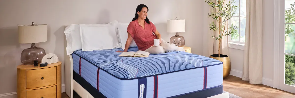 sealy-posturepedic-pro-mattress-woman-reading